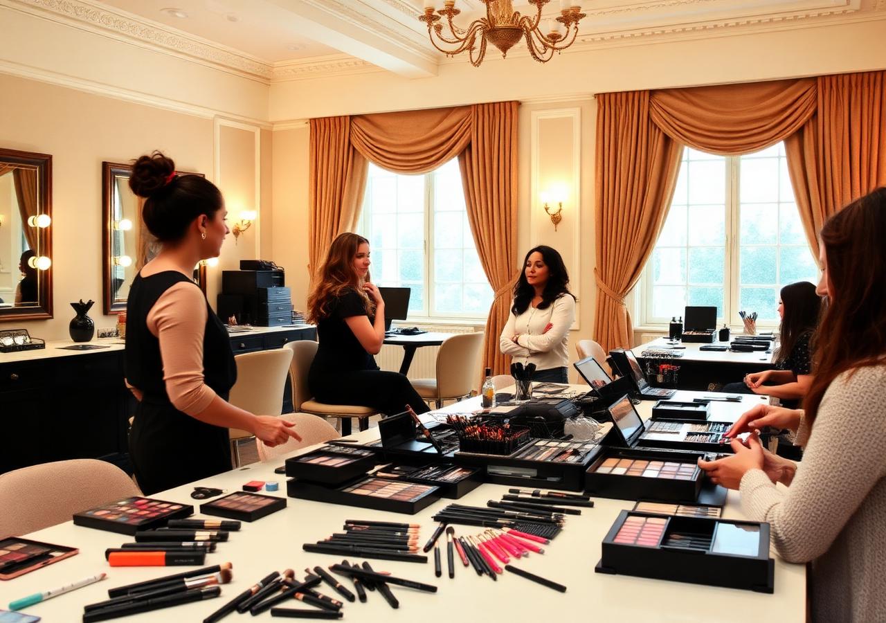 Nikhita Nayan Makeup Academy classroom